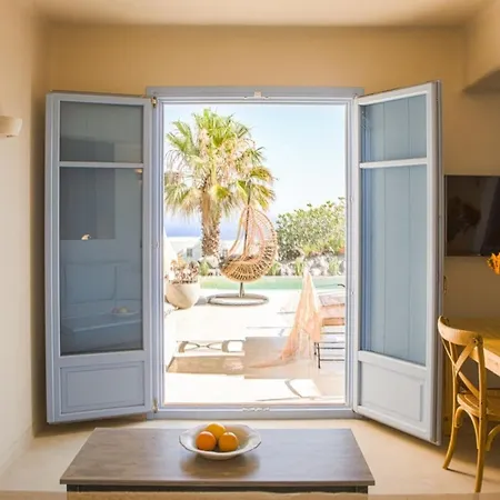Luxury Santorini 3 Bedroom Private Jetted Pool With Sea Sunset Views Finikia * Oia