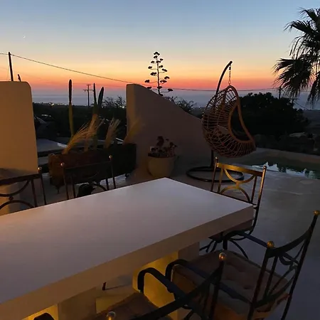 Luxury Santorini 3 Bedroom Private Jetted Pool With Sea View * Ия