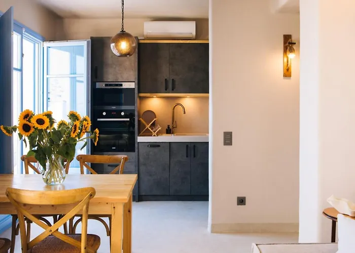 Luxury Santorini 3 Bedroom Private Jetted Pool With Sea View 이아